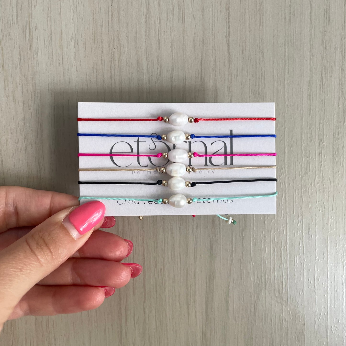 Pulsera Perla Ajustable