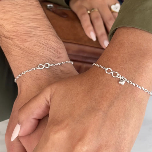 Pulsera Infinito Paperclip Tiny